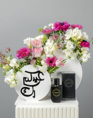 Flower Combo with Rajwan Perfume