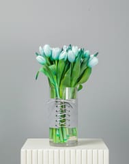 Tulip Blue Vase