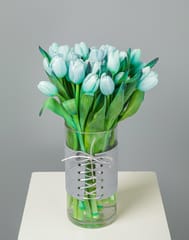 Tulip Blue Vase