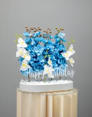 Birthday Flower Arrangement in Acrylic Tray