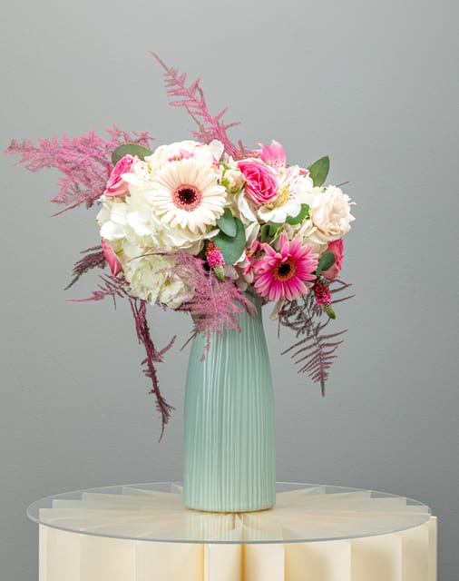 Best Wishes Flower Vase