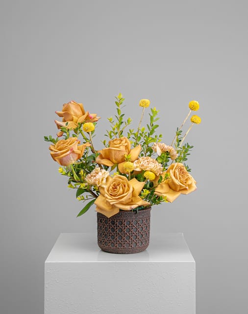Rose Cappuccino Vase