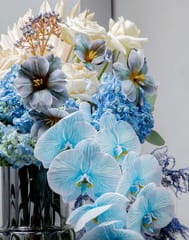 Phalaenopsis Cobalt Blue Vase