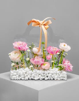 Flower Collection In Acrylic Bag