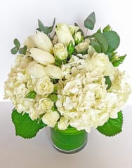 Love for White Flower Vase