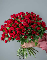 Spray Rose Red Bouquet