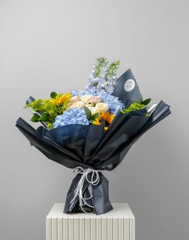 Flowers Bouquets - Hydrangea Blue