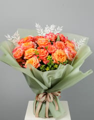 Flowers Bouquets - Rose Orange
