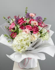 Flowers Bouquets - Gerbera Pink