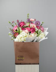 Flowers Bouquets - Gerbera Pink