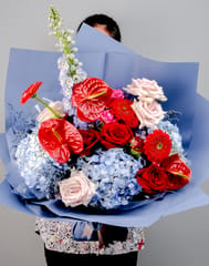 Hydrangea Blue Bouquet