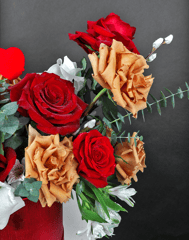 Valentines Day - Charming Blooms Vase