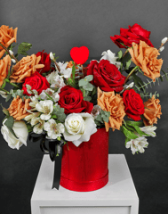 Valentines Day - Charming Blooms Vase
