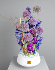 Ramadan Flower - Allium Purple Vase